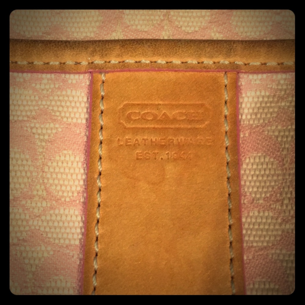 Pink COACH cross body